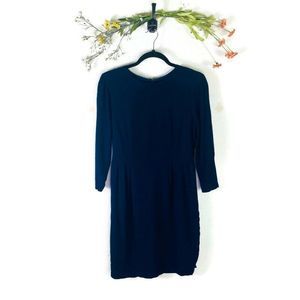 Anthropologie | Hutch Dress Navy Blue Petite Sz 4